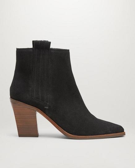 Bottes Belstaff Femme Cheyne Noir Suède Soldes CA2907164